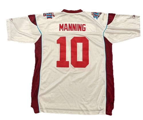 New York Giants Jersey 2XL Eli Manning Super Bowl Mens White