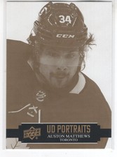 21/22 UD AUSTON MATTHEWS UD PORTRAITS INSERT #29