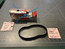 Marx Climbing Tractor 5 Dozer - ONE 1 ORIGINAL RUBBER TRACK ONLY PART LOT C