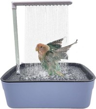 Parrot Bathtub-Automatic Bird Bath Shower Fountain for Parrots Pet Birds