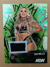 Tay Melo 2025 Upper Deck SP Game Used AEW Green Memorabilia Parallel
