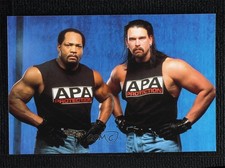 2001 Merlin WWF Mega Photo Stickers APA John Bradshaw Layfield Farooq 04le