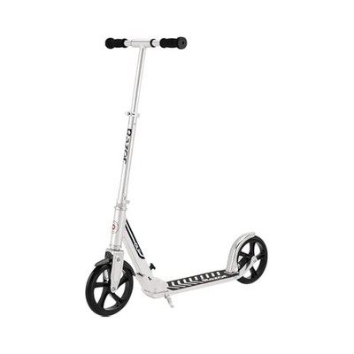 Razor ~ A5 DLX ~ Scooter - Chrome & Black ~ 8+/220lbs ~ Anti