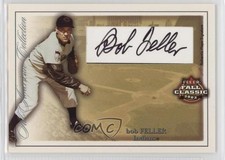 2003 Fleer Fall Classic All-American Collection 199/300 Bob Feller Auto HOF 0l2