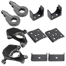 4 Front 6 Rear Lowering Spindle Kit For Chevy Gmc 1500 4x4 1999-2006 4 Front 6 Rear Lowering Spindle Kit For Chevy Gmc 1500 4x4 1999-2006