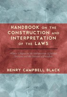 Handbook On The Construction And Interpretation Of The Laws | Black | Buch
