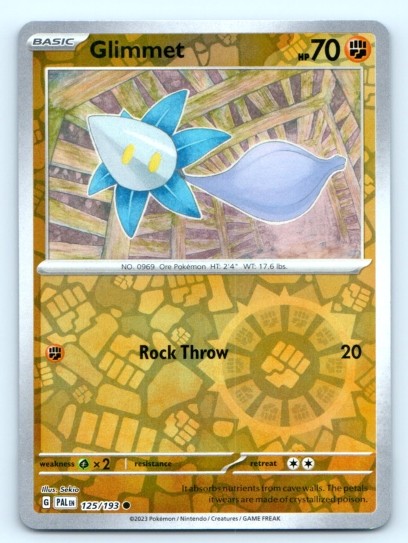 Glimmet 125/193 ~ Reverse Holo English Near Mint