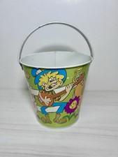 Vintage Ohio Art Tin Litho Sand Pail Bucket FARMER IN THE DELL Made In USA