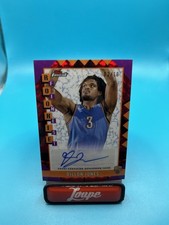 Dillon Jones 2024-25 Topps Finest Rookie Finest Red Geometric Auto 2/10 Thunder