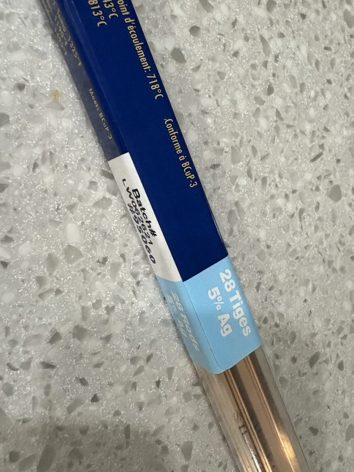 Solda Lucas Milhaupt Sil FOS 5% prata 28 hastes - Imagem 3 de 3