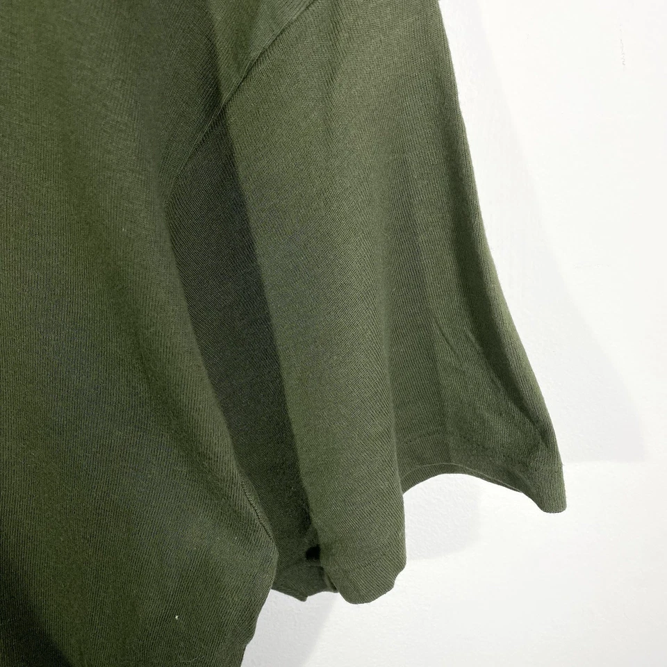 Tee Shirt Blank Uni Armée Vintage 1994 Mailleforte Roubaix (Single Stitch) - Photo 3/3