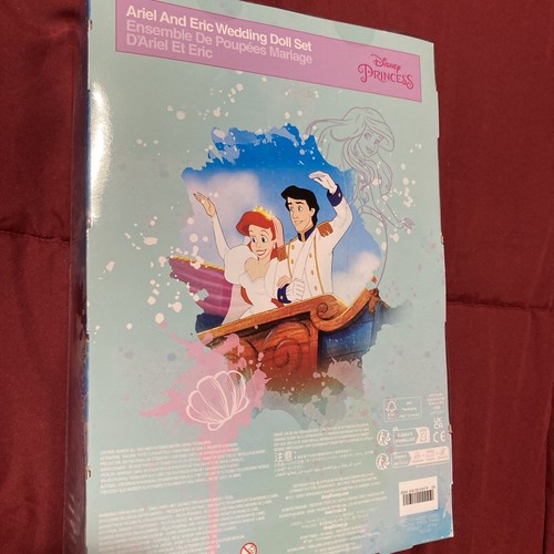Disney Parks Ariel and Eric Wedding Doll Set – The Little Mermaid New - Picture 7 of 14