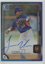 2015 Bowman Chrome Prospects Blue Refractor 36/150 Jhoan Urena #BCAP-JU Auto 2f9