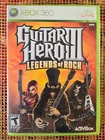 Guitar Hero III: Legends of Rock (Xbox 360, 2007) Complete With Manual