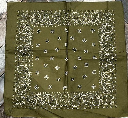 Vintage Wamcraft Bandana 14193 100% Cotton Selvedge Edge USA New Lot of 3 - Picture 12 of 16