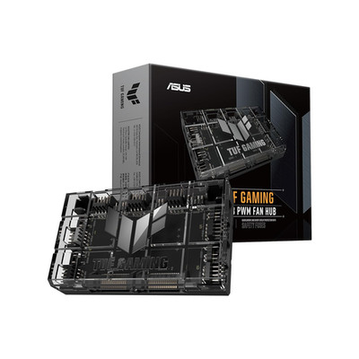 ASUS TUF Gaming ARGB PWM Fan Hub (Connects Six Case Fans, PWM Fan and RGB Connec