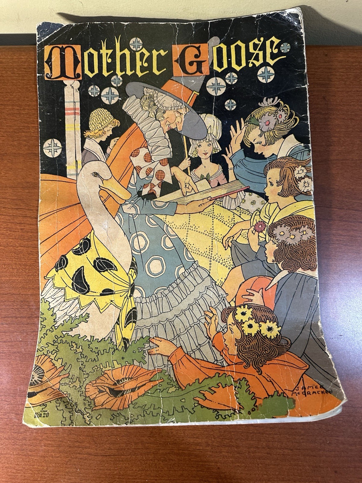 James McCracken Vintage Mother Goose Book Softcover 