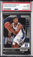 2020 PANINI PRIZM DRAFT PICKS #28 CASSIUS STANLEY PSA 10