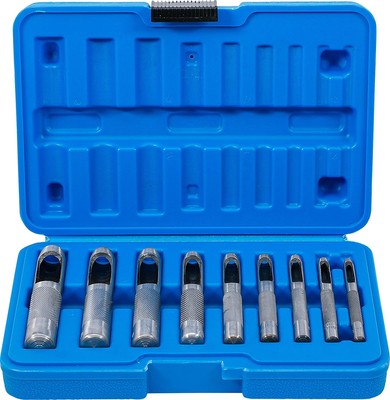 9-teiliges robustes handbetriebenes Locher-Set 3-12 mm, Kunststoff Bürowerkzeug