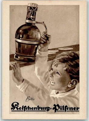 10666828 - 5190 Stolberg a boy asks for a bottle of Ketschenburg-Pilsener