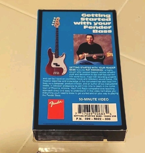 BASS HYPER METHOD4　VHS VHS Getting Started With Your FENDER BASS with Ray Rendeau
