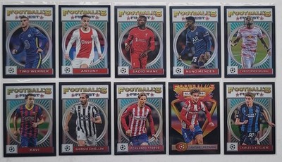 2021-22 Topps Finest Flashbacks UEFA Base Black Refractor /25 - Singles