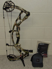 LEFT Handed Hoyt Carbon RX-8 Bow - RedWrx RX8 -60 to 70 lb- Sitka Subalpine