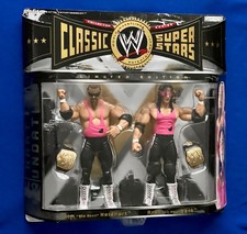 WWE Classic Superstars Hart Foundation Bret HitMan Jim The Anvil Neidhart Figure