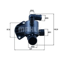 Mahle Thermostat KüHlmittel Mit Dichtung 87°C