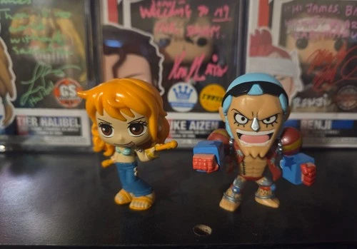 Funko Mystery Minis: One Piece - Franky 1/24 And Nami, 1/6 Mint Opened