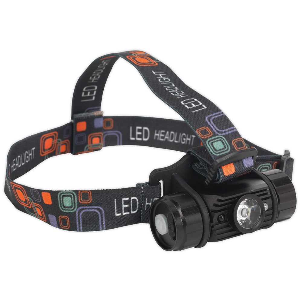 Sealey Rechargeable Head Torch 5W CREE XPG LED Auto Sensor
