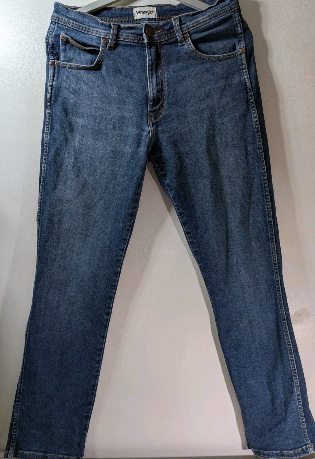 S Wrangler Jeans Arizona (w1203339e) Blue Stretch 32w 32l Vg