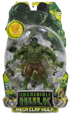 Incredible Hulk Mega Clap Smash Attack Action Figure New READ