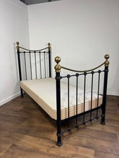 Reproduction Victorian Style Brass & iron Single Bed