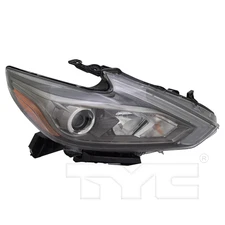 Halogen Headlight Lamp for 16-18 Nissan Altima SR Black Right Passenger CAPA