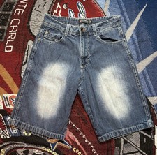 Vintage SouthPole Jean Shorts Baggy Y2K Size 30 Blue Relax Fit 2