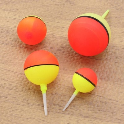  4 stücke Fischen Bobbers Schwimmt Set Kunststoff Angeln Runde Boje Float Bobber
