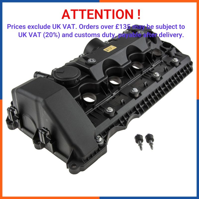 Couvre-culasse pour BMW modèles 28-0766 et 123-00-022 en aluminium noir