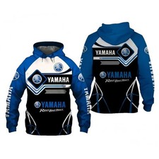 Men's Yamaha Logo Extreme Motocross Streetwear Motorcycle Hooded Hoodie S-5XL