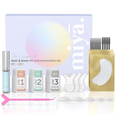 2 in 1 Lash Lift & Brow Lamination Kit | Instant Fuller Eyebrows, Eyelashes | Sa