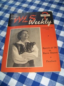 1935 Prairie Farmer's New WLS Weekly Louise Massey Floyd Keepers Wyn Orr