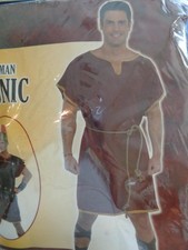 Roman Soldier Gladiator Tunic Robe Adult Men's Costume OSFM