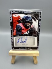 2022 Sage Artistry NFL CFB DRAFT MYJAI SANDERS Autograph Rookie Card #A-MS