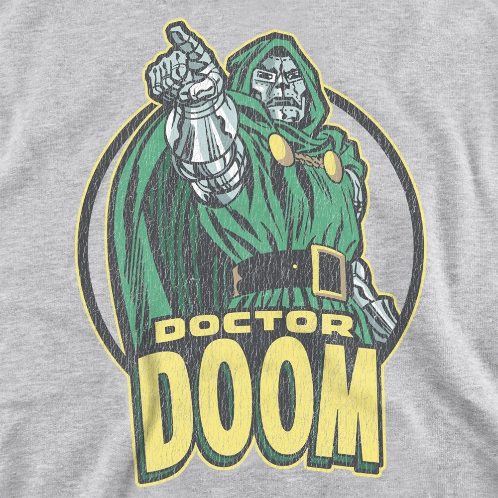 Sudadera Marvel Retro Doctor Doom Points Unisex S-2XL, Brezo Atlético