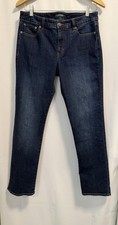 Ralph Lauren  LRL Modern Straight Curvy Dark Wash Denim Jeans Heritage-Size 8