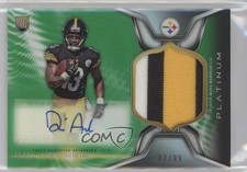 2014 Topps Platinum Rookie Refractor Green 42/99 Dri Archer Patch Auto k1n