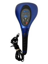 Homedics Percussion Massager Handheld Vibrating Wand Model #PA-MWMT Blue
