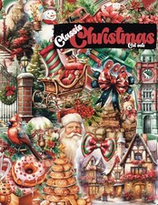 Classic Christmas Cut and Collage Ephemera Book for Junk Journaling Scrapbooking