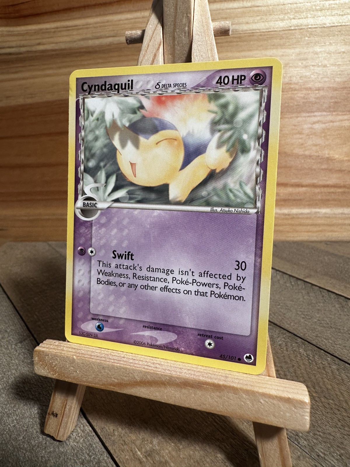 Pokemon Dragon Frontiers Common Cyndaquil (Delta Species) #45/101 Lightly played