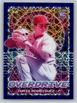 2021 Panini Chronicles #3 Chris Rodriguez Overdrive Blue Velocity